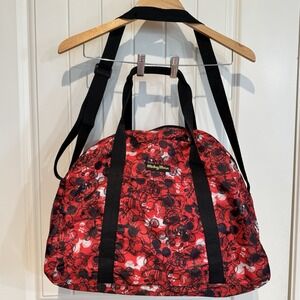 Disney Mickey Mouse Red Duffel Bag Travel Gym Weekender Adjustable Strap